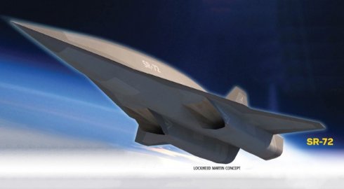 SR-72 от Lockheed, гиперзвуковой самолет-разведчик, развивающий скорость 6 Маха или 7350 км/ч