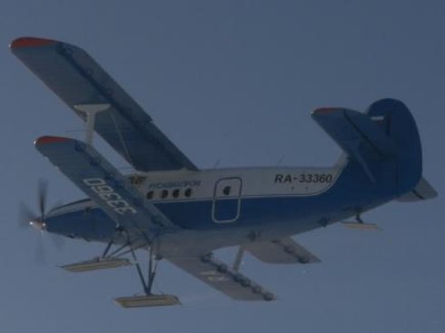 На ремоторизированный Ан-2 установили лыжи