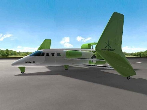 ВЕНА — экологичный самолёт с гибридным двигателем