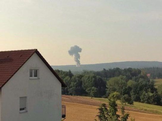В Германии разбился американский истребитель