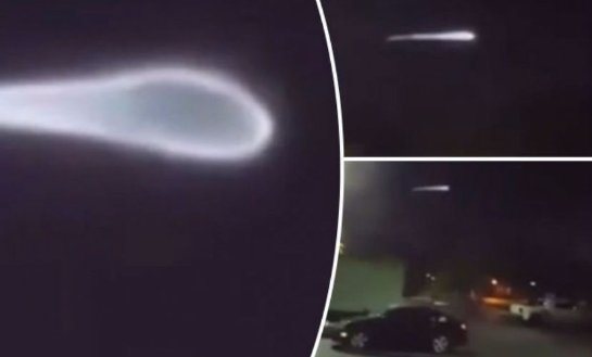 НЛО с сияющим “хвостом” пролетел в небе над Техасом (Видео)