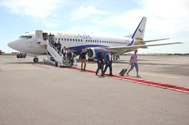 Авиакомпания Yanair совершила первый рейс Одесса-Краков
