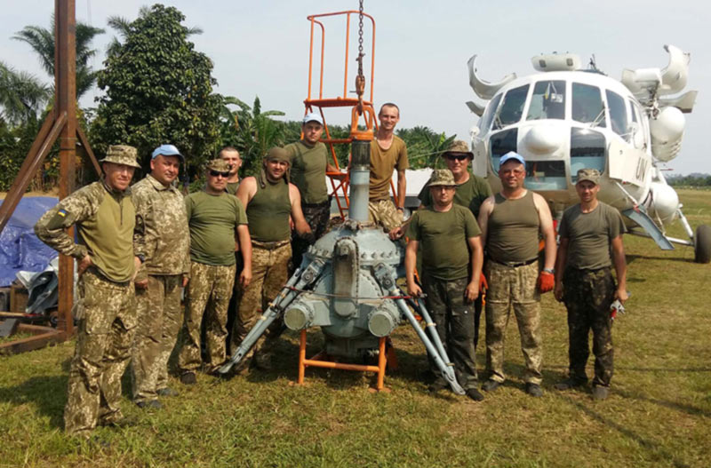 Замена редуктора в джунглях для украинских вертолетчиков вопрос решаемый