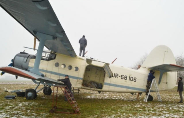 В Венгрии на аукцион выставили украинский самолет АН-2, на котором перевозили нелегалов