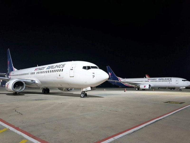 Myway Airlines 5 октября откроет рейсы из Тбилиси в Киев