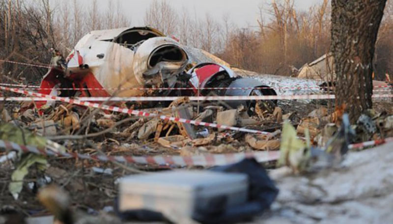 Польша в ПАСЕ потребует от России вернуть обломки самолета Качиньского