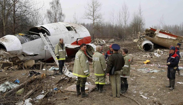 Польские эксперты завершили в Смоленске осмотр обломков самолета Качиньского