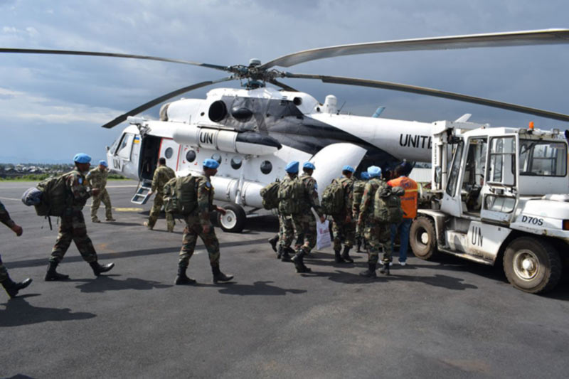 Наши вертолетчики в Конго выполнили очередную задачу