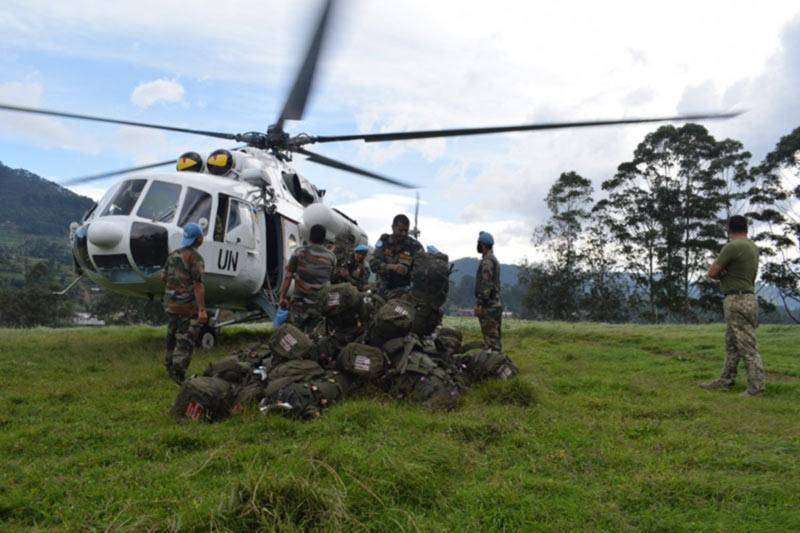 Наши вертолетчики в Конго выполнили очередную задачу