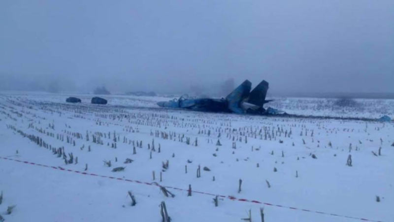 Голландское издание опубликовало фото разбившегося истребителя Су-27