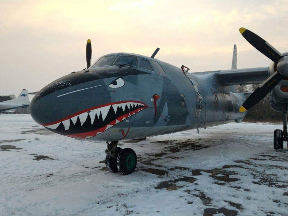 В аэропорту Ровно появился самый известный самолет Ан-26
