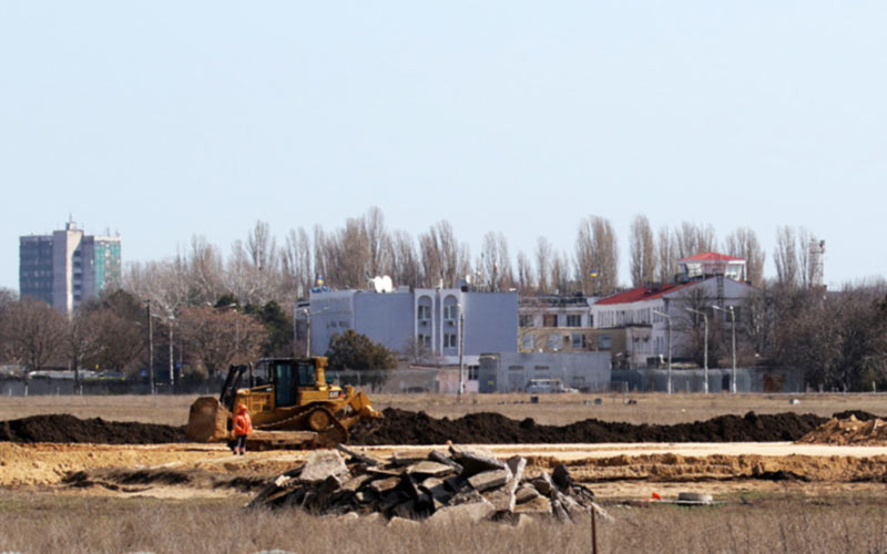Строительство новой ВПП аэропорта Одесса продолжается