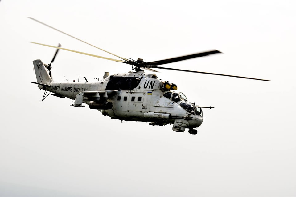 Девятая ротация украинских вертолетчиков в Конго налетала 2000 часов