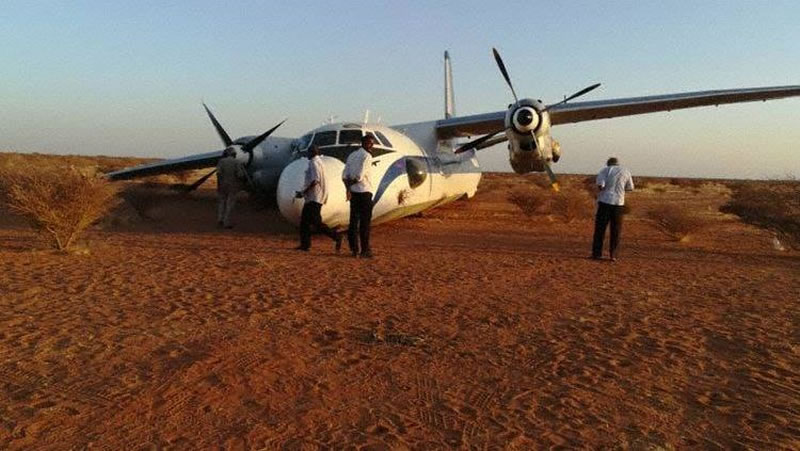 Ан-26 совершил вынужденную посадку в Африке