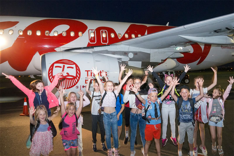 Авиакомпания Ernest Airlines перевезла детей Чернобыля в Италию