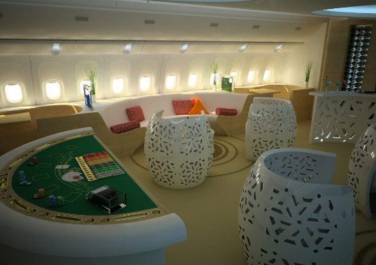 Во Франции создали концепт казино на борту самолета