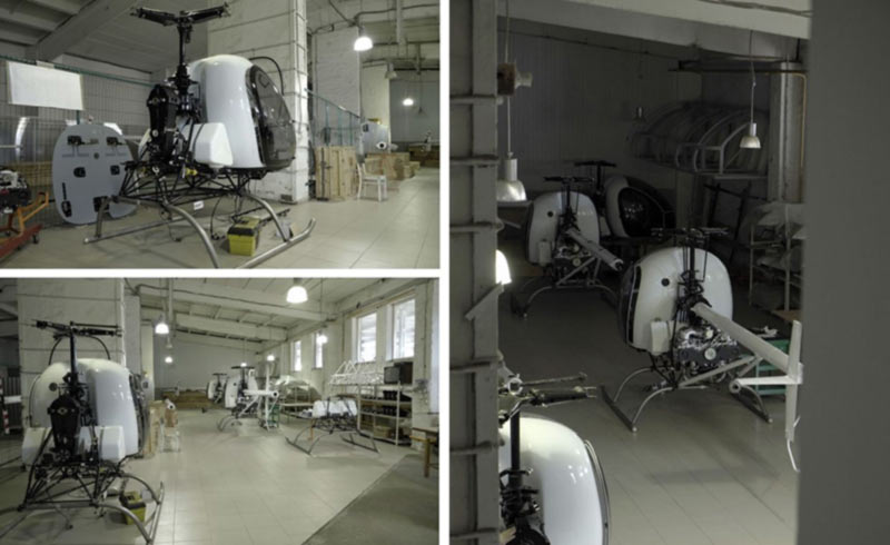 Компания Аэрокоптер изготовила уже более ста вертолетов АК1-3