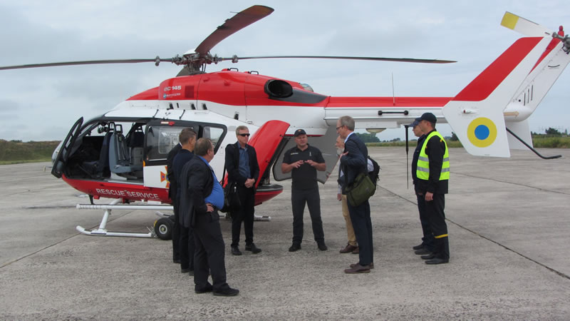 Специальный авиационный отряд ГСЧС Украины с рабочим визитом посетила американская делегация