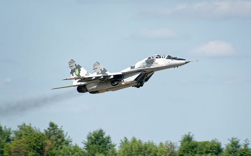 В Луцке летают МиГ-29