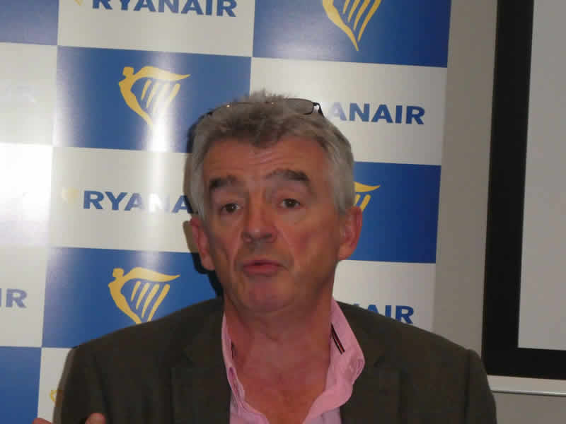 Майкл О'Лири покинул пост CEO Ryanair