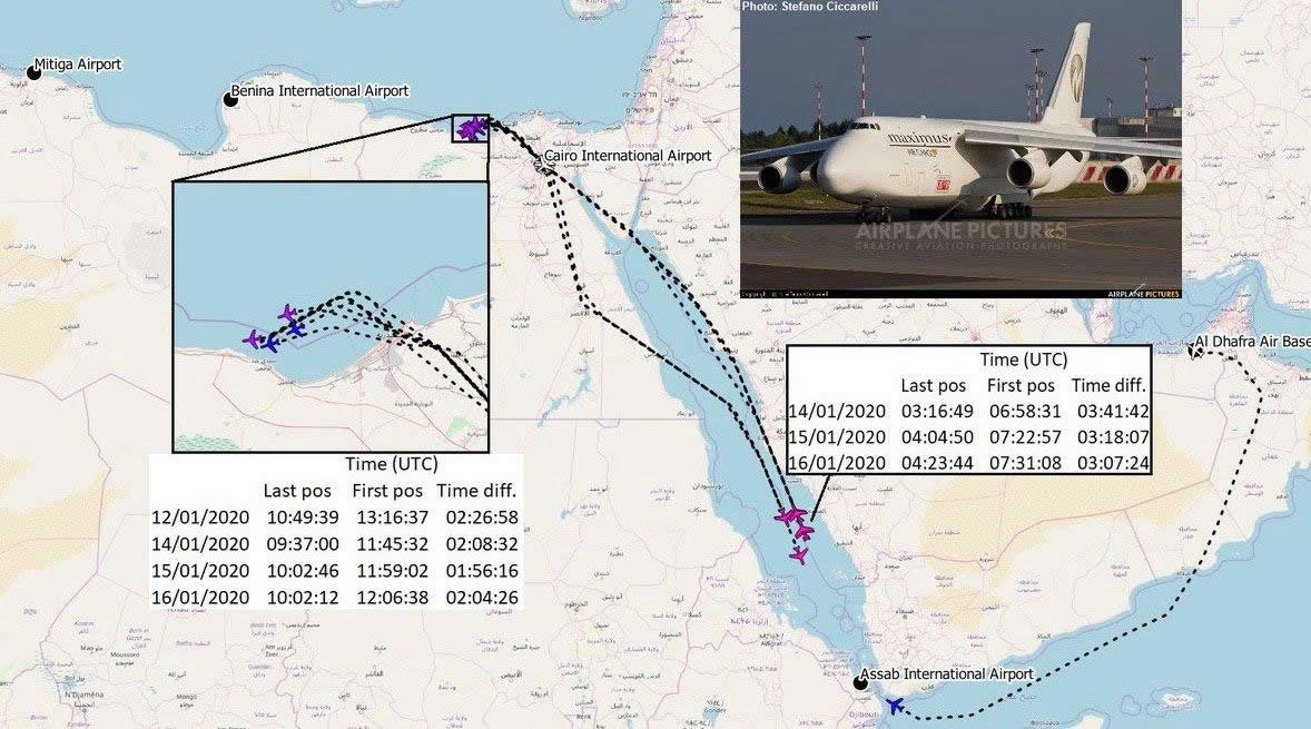 "Руслан" с украинской регистрацией продолжает летать в Ливию