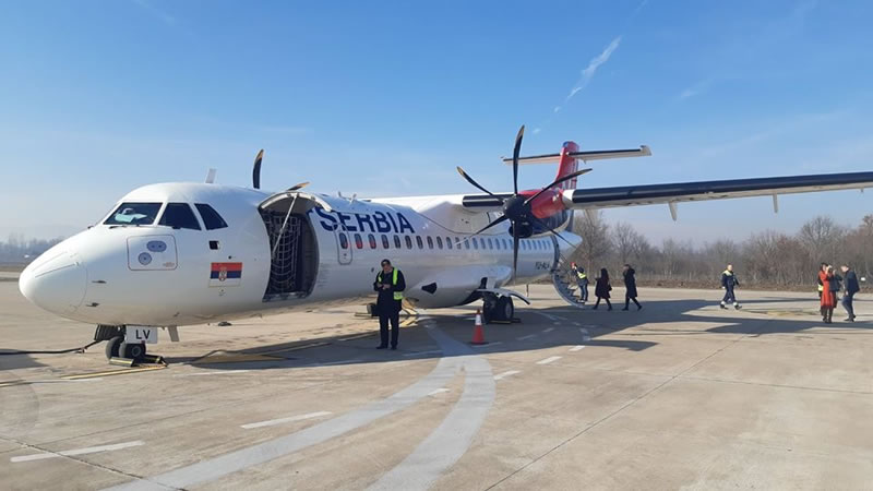 Рейсы из Сербии во Львов будут выполняться на ATR 72