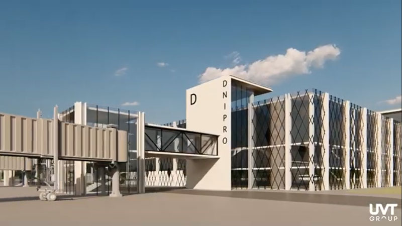 Планы аэропорта Днепра - увеличить пассажиропоток впятеро