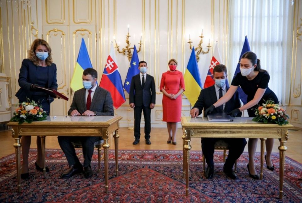 Украина и Словакия подписали соглашение