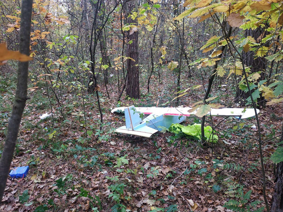 В пограничной части Львовской области нашли разбитый дрон