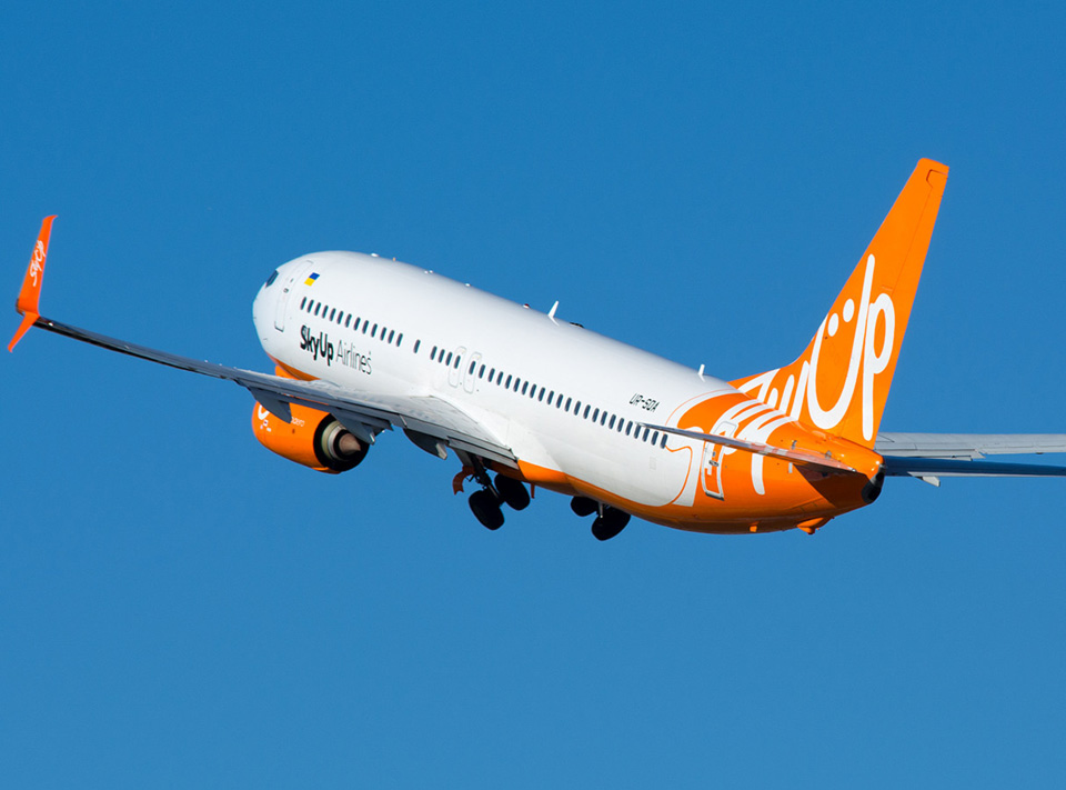 SkyUp подала ряд заявок на полеты в города Европы