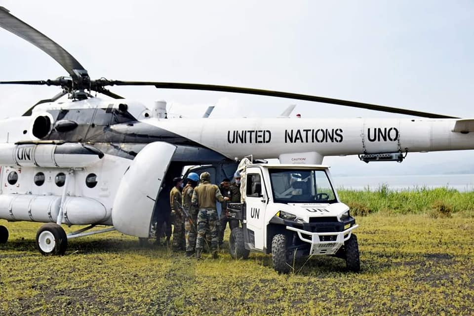 Украинские вертолетчики в Конго обеспечили ротацию индийских миротворцев